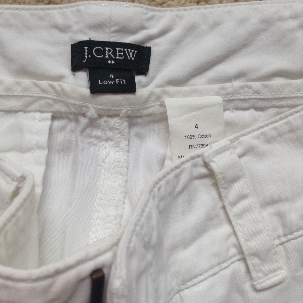 J. Crew white capris